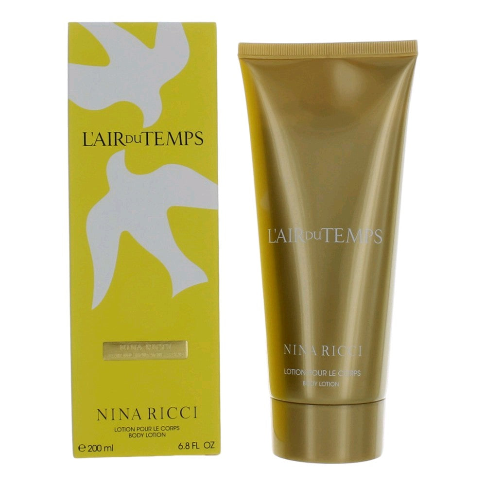 Bottle of L'air du Temps by Nina Ricci, 6.8 oz Body Lotion for Women